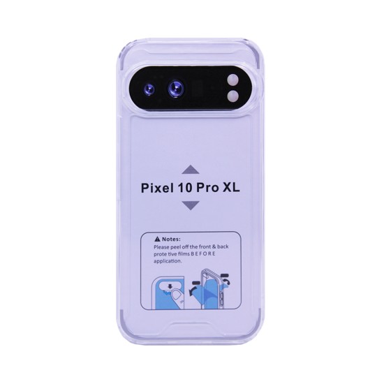 Hard Silicone Case for Google Pixel 10 Pro XL Transparent
